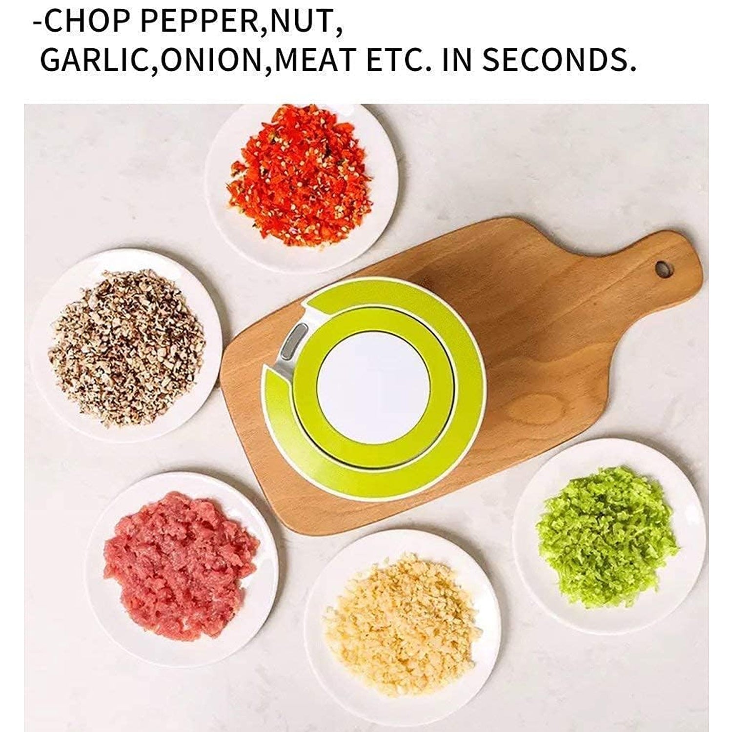 0079 Manual 2 in 1 Handy smart chopper for Vegetable Fruits Nuts Onions Chopper Blender Mixer Food Processor DeoDap 0079 Manual 2 in 1 Handy smart chopper for Vegetable Fruits Nuts Onions Chopper Blender Mixer Food Processor DeoDap
